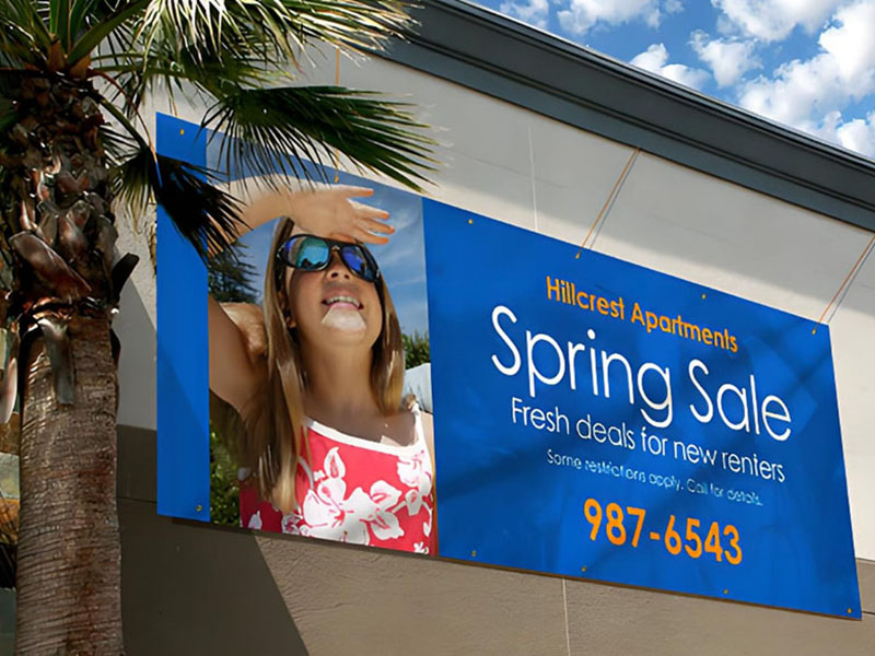 Large Format Banners For Stores