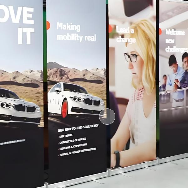 retractable banner stands